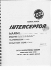 Thumbnail Interceptor marine engine N transmission technical manu